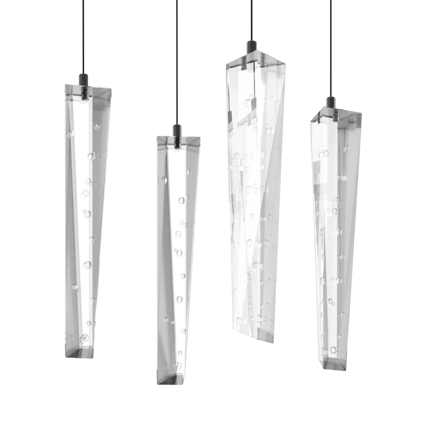 Eglo - Lampadario a sospensione con filo LED dimmerabile 8xLED/4,2W/230V 3000K limpido