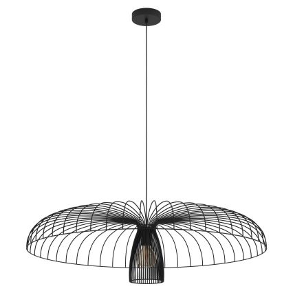 Eglo - Lampadario a sospensione con filo 1xE27/60W/230V diametro 98,5 cm nero