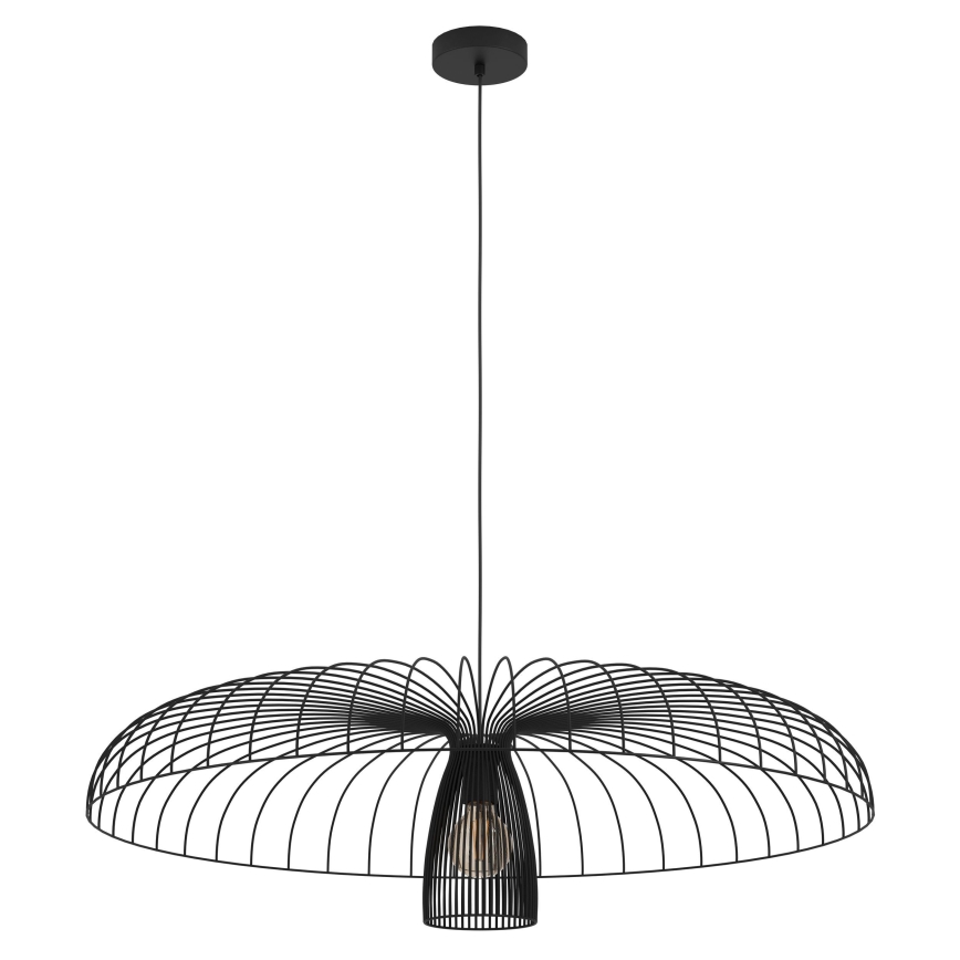 Eglo - Lampadario a sospensione con filo 1xE27/60W/230V diametro 98,5 cm nero