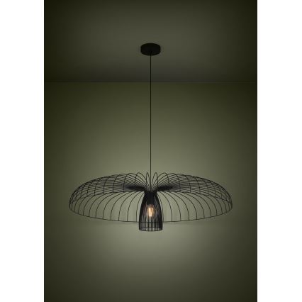 Eglo - Lampadario a sospensione con filo 1xE27/60W/230V diametro 98,5 cm nero
