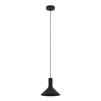 Eglo - Lampadario a sospensione con filo 1xE27/28W/230V nero