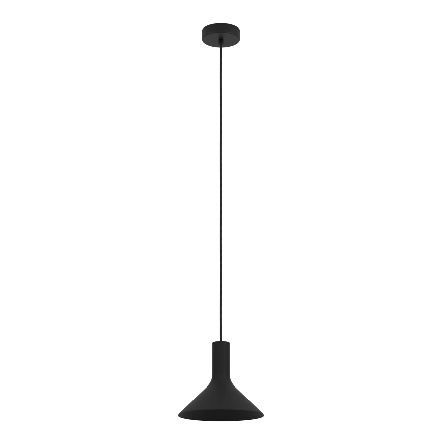 Eglo - Lampadario a sospensione con filo 1xE27/28W/230V nero
