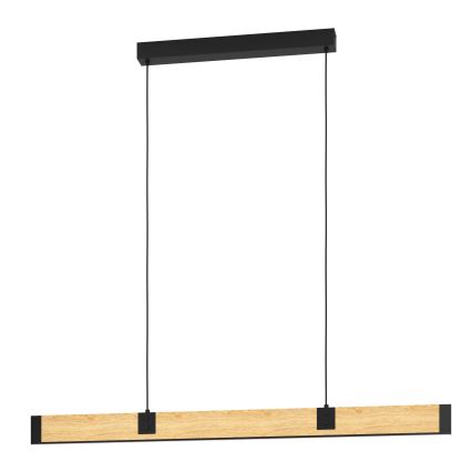 Eglo - Lampadario a sospensione con filo LED dimmerabile LED/28,8W/230V 3000K nero/marrone