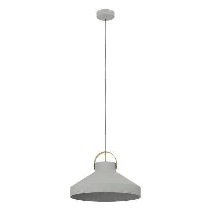 Eglo - Lampadario a sospensione con filo 1xE27/40W/230V grigio