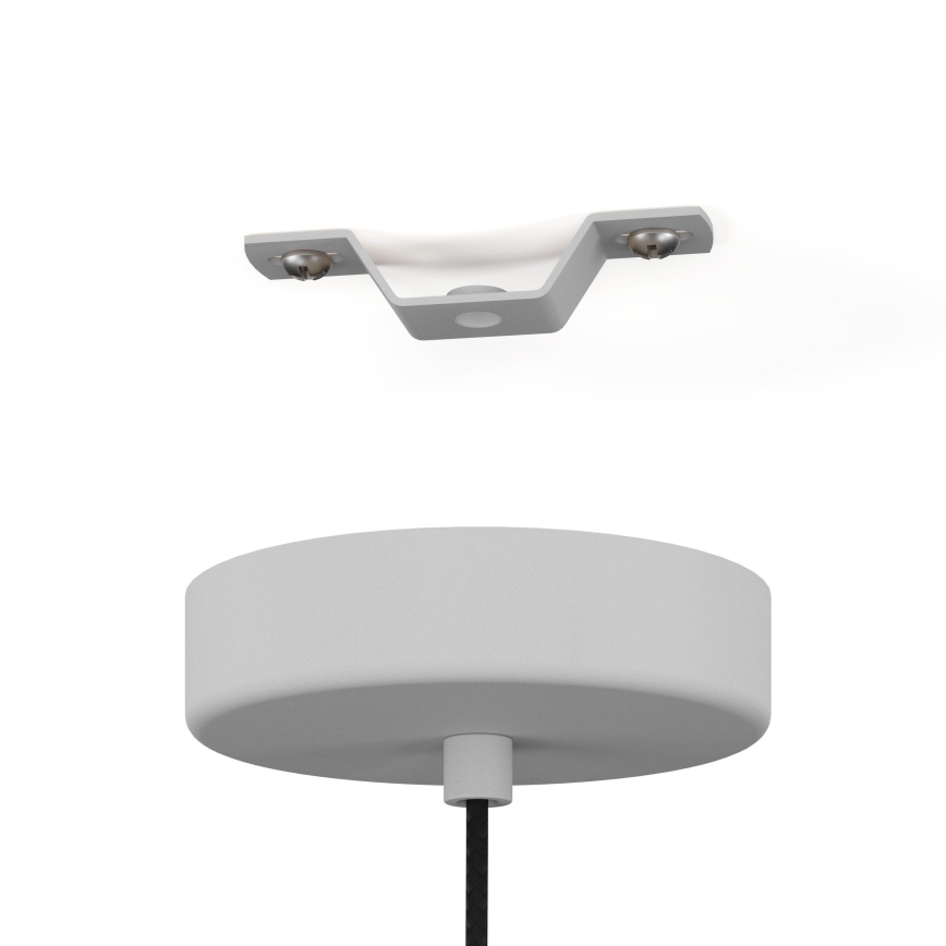 Eglo - Lampadario a sospensione con filo 1xE27/40W/230V grigio