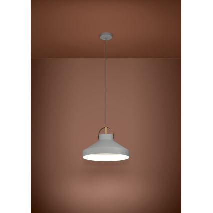 Eglo - Lampadario a sospensione con filo 1xE27/40W/230V grigio