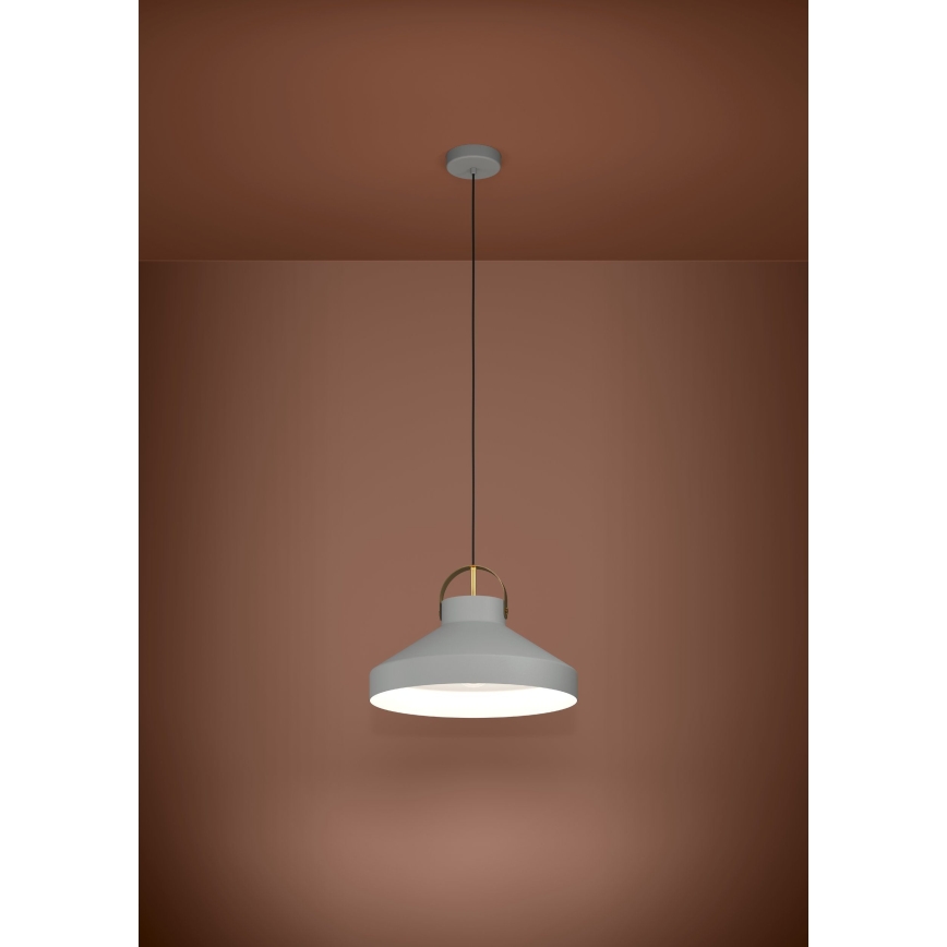 Eglo - Lampadario a sospensione con filo 1xE27/40W/230V grigio