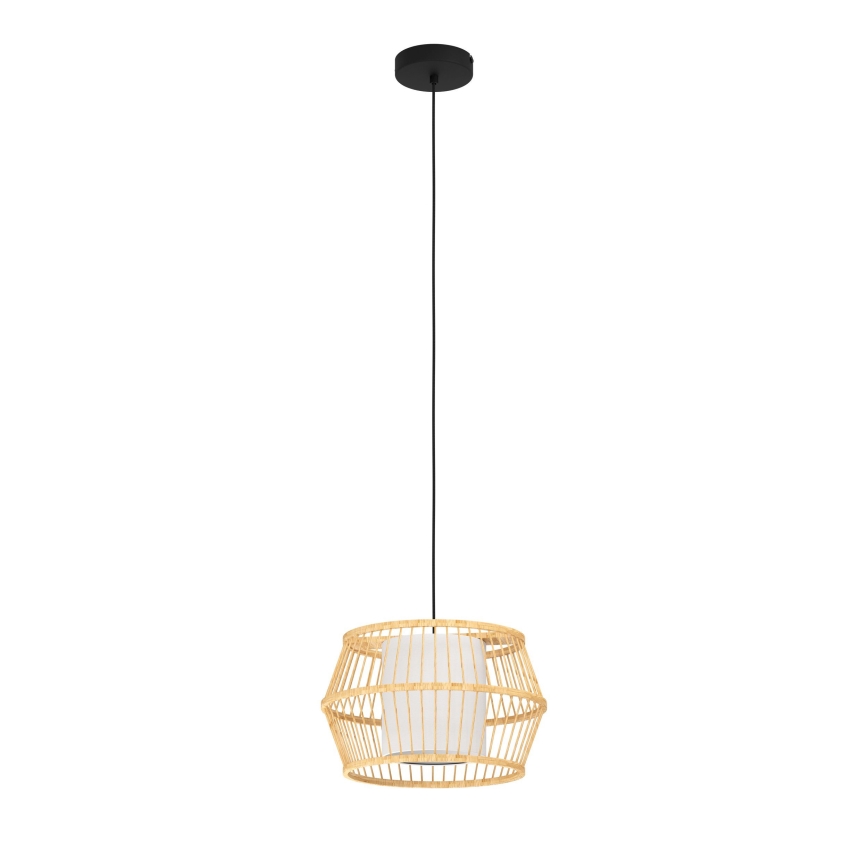 Eglo - Lampadario a sospensione con filo 1xE27/40W/230V bambù