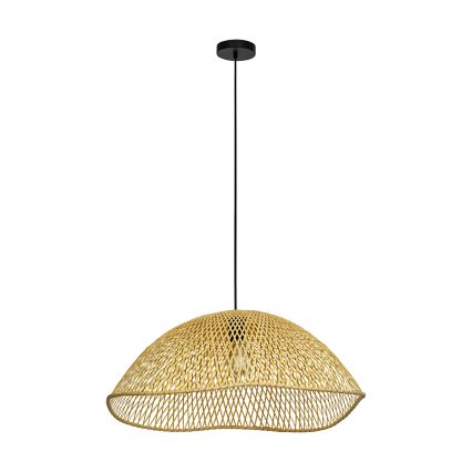 Eglo - Lampadario a sospensione con filo 1xE27/40W/230V diametro 72 cm bambù