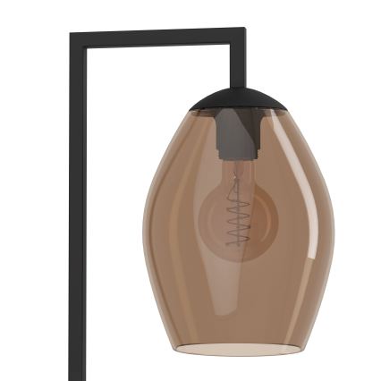 Eglo - Lampada con piedistallo 1xE27/40W/230V marrone