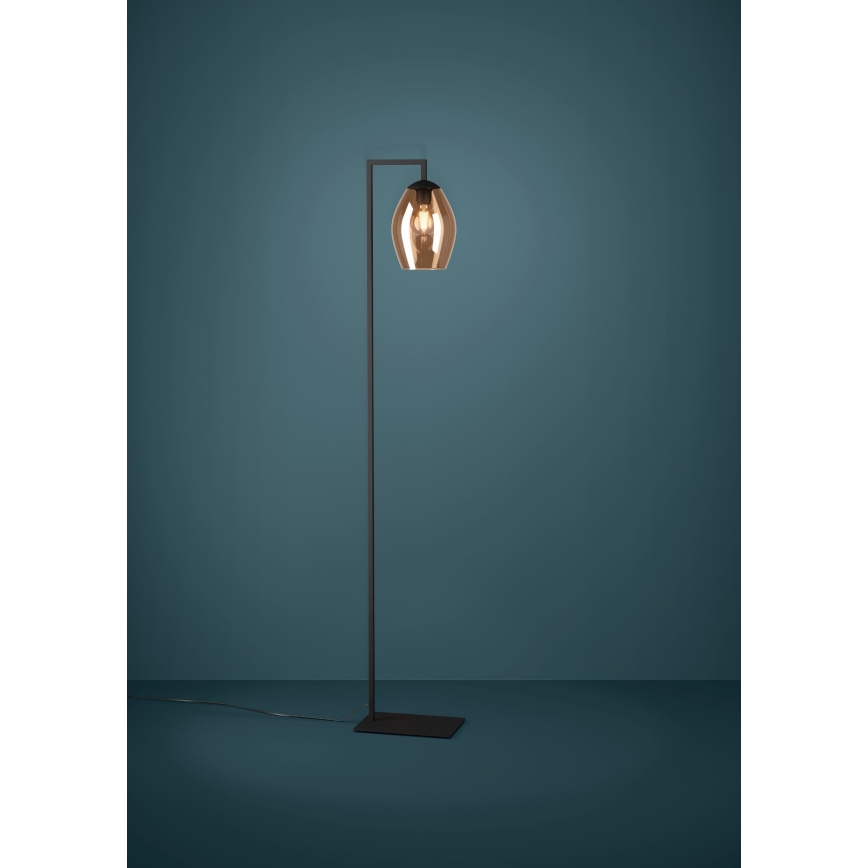 Eglo - Lampada con piedistallo 1xE27/40W/230V marrone