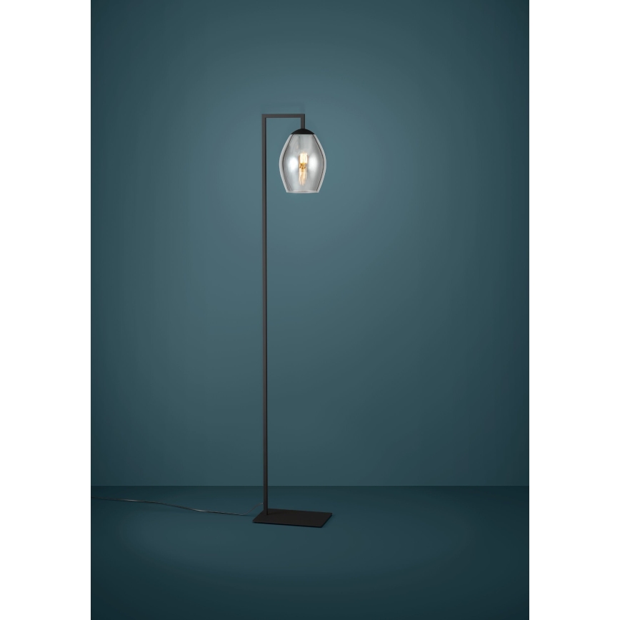 Eglo - Lampada con piedistallo 1xE27/40W/230V fumé
