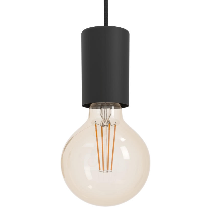 Eglo - Lampadario a sospensione con filo 6xE27/40W/230V nero