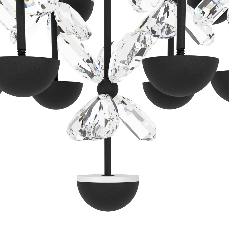 Eglo - Lampadario a sospensione con filo LED dimmerabile LED/27W/230V 3000K nero