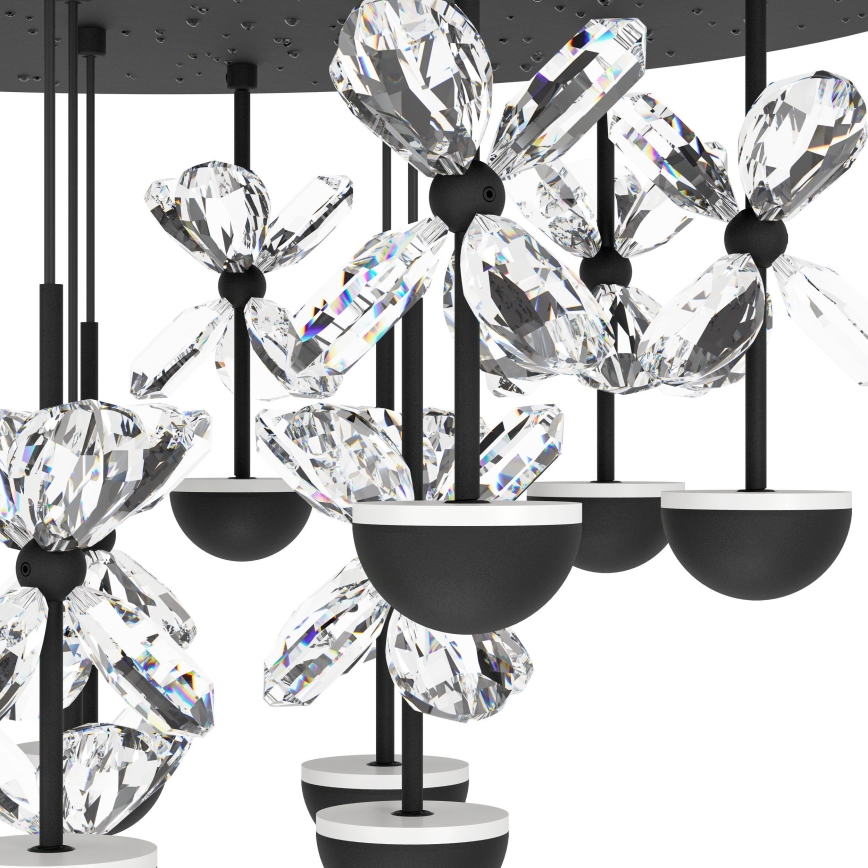 Eglo - Lampadario a sospensione con filo LED dimmerabile LED/23W/230V 3000K nero