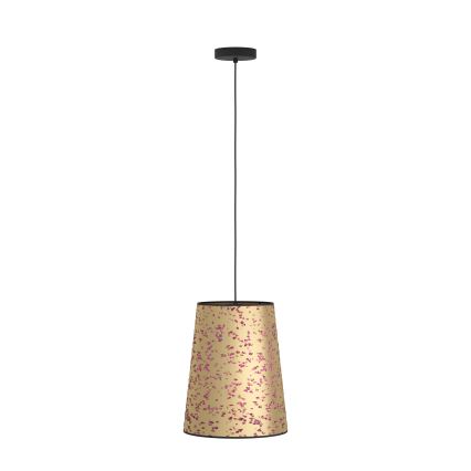Eglo - Lampadario a sospensione con filo 1xE27/25W/230V oro/rosa