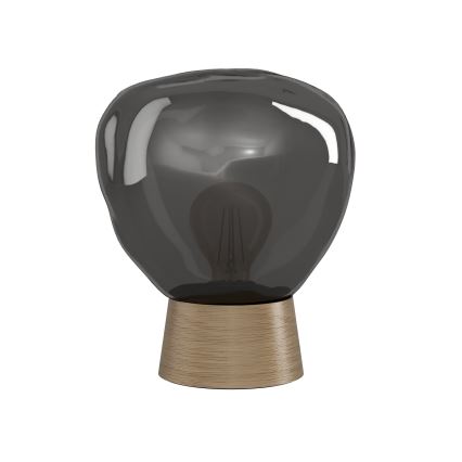Eglo - Lampada da tavolo 1xE27/40W/230V fumé