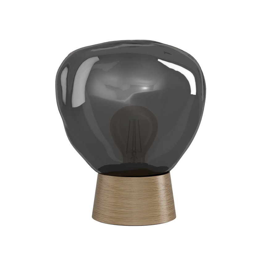 Eglo - Lampada da tavolo 1xE27/40W/230V fumé