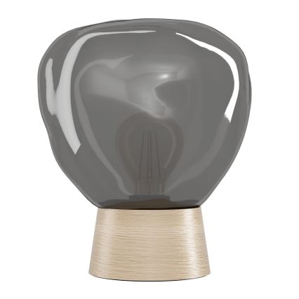Eglo - Lampada da tavolo 1xE27/40W/230V fumé