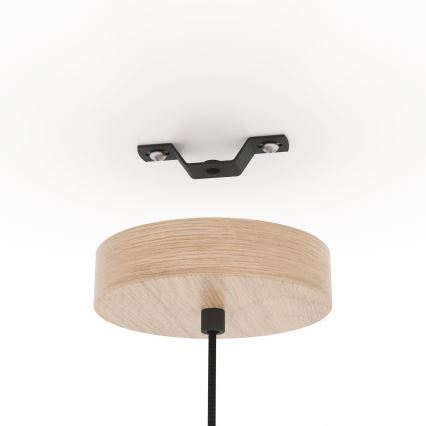 Eglo - Lampadario a sospensione con filo 1xE27/25W/230V beige