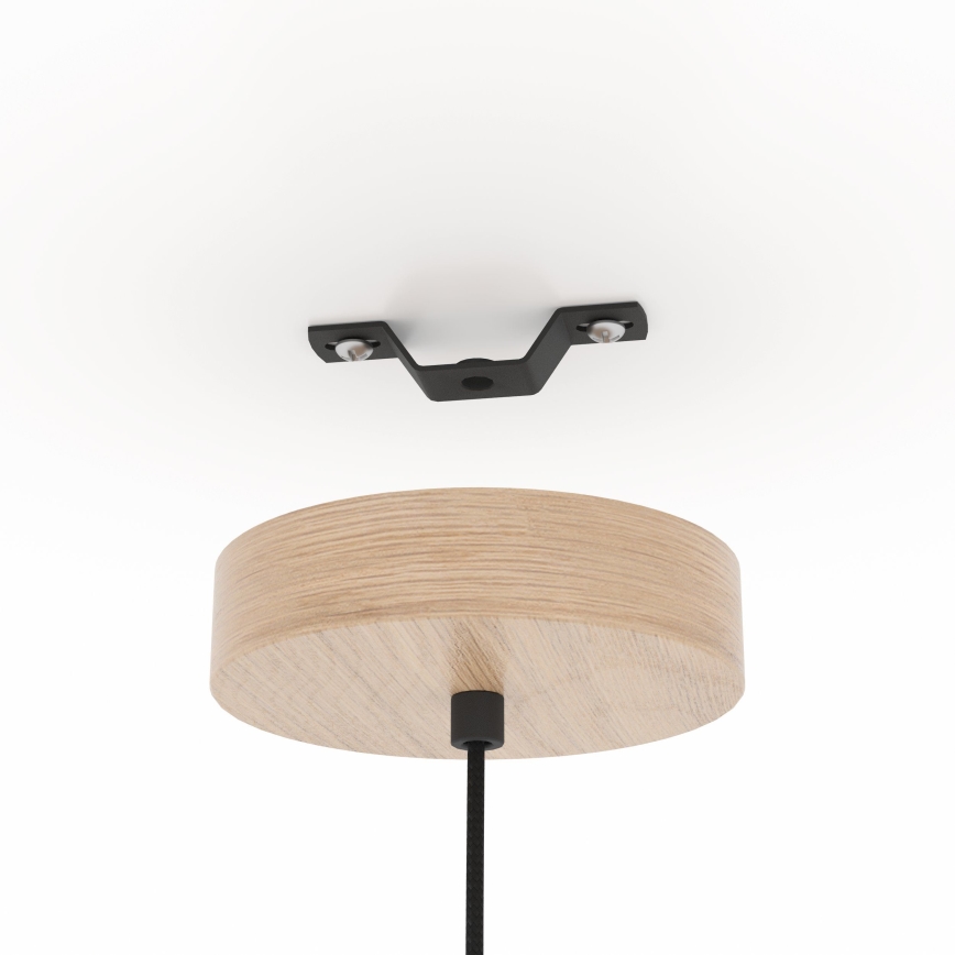 Eglo - Lampadario a sospensione con filo 1xE27/25W/230V beige