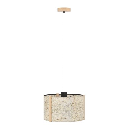 Eglo - Lampadario a sospensione con filo 1xE27/25W/230V beige