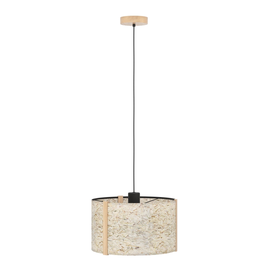 Eglo - Lampadario a sospensione con filo 1xE27/25W/230V beige