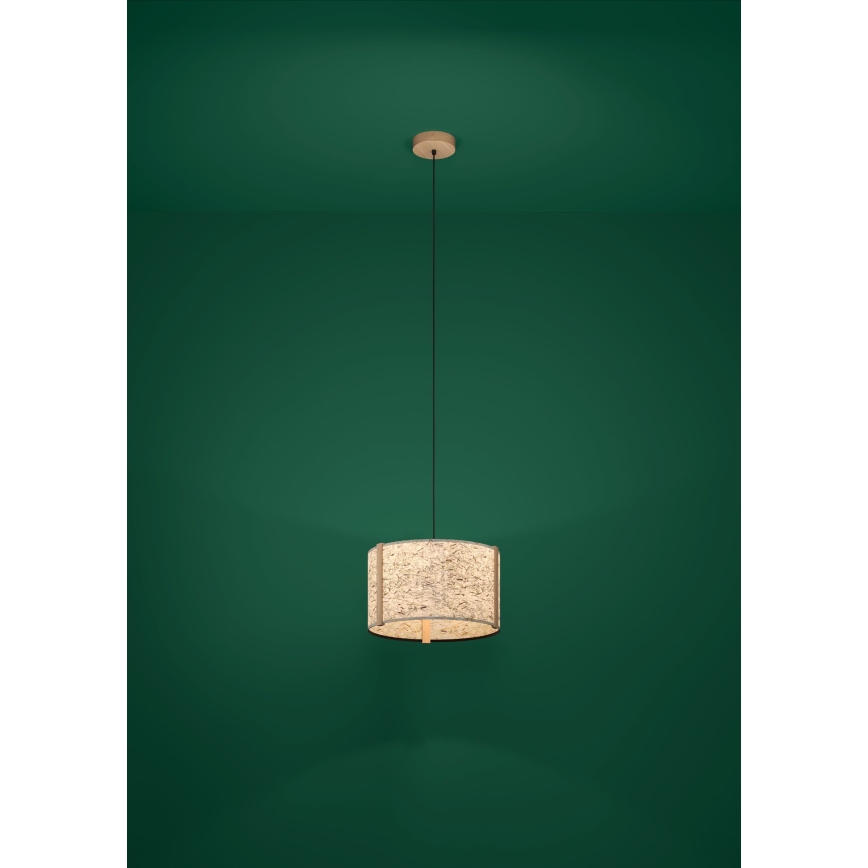 Eglo - Lampadario a sospensione con filo 1xE27/25W/230V beige