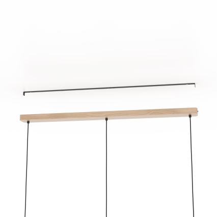 Eglo - Lampadario a sospensione con filo 3xE27/25W/230V beige