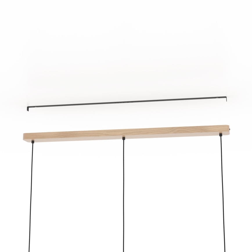 Eglo - Lampadario a sospensione con filo 3xE27/25W/230V beige