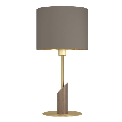Eglo - Lampada da tavolo 1xE27/40W/230V marrone/oro