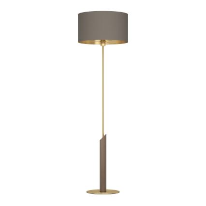 Eglo - Lampada con piedistallo 1xE27/40W/230V marrone/oro