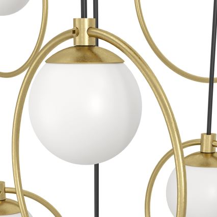 Eglo - Lampadario a sospensione con filo LED dimmerabile 10xLED/3W/230V 3000K oro
