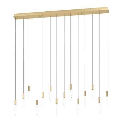 Eglo - Lampadario a sospensione con filo LED dimmerabile 14xLED/3,3W/230V 3000K oro
