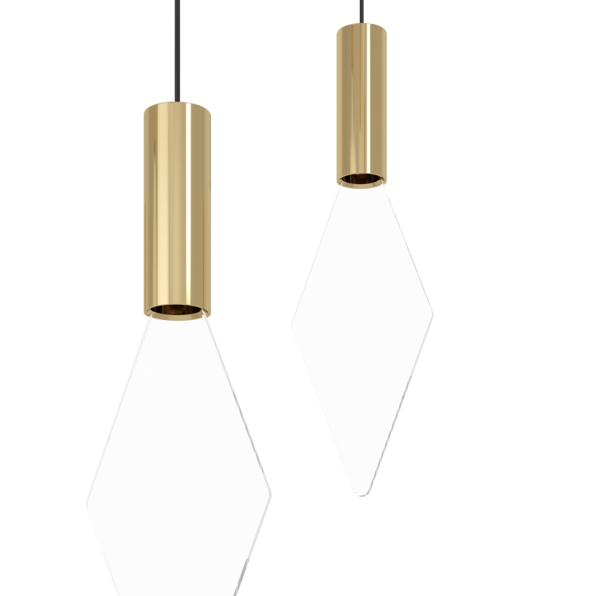 Eglo - Lampadario a sospensione con filo LED dimmerabile 14xLED/3,3W/230V 3000K oro