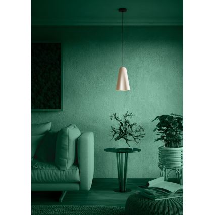 Eglo - Lampadario a sospensione con filo 1xE27/40W/230V beige