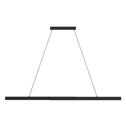 Eglo - Lampadario a sospensione con filo LED dimmerabile LED/20W/230V 3000K nero
