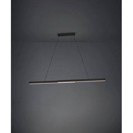 Eglo - Lampadario a sospensione con filo LED dimmerabile LED/20W/230V 3000K nero