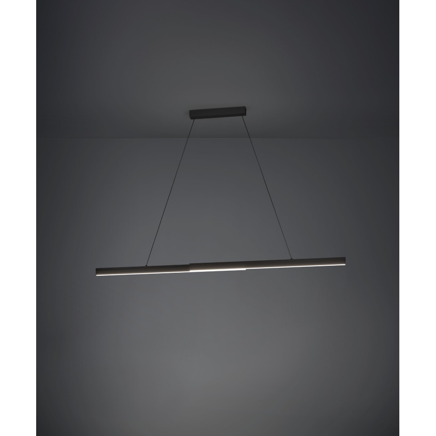 Eglo - Lampadario a sospensione con filo LED dimmerabile LED/20W/230V 3000K nero