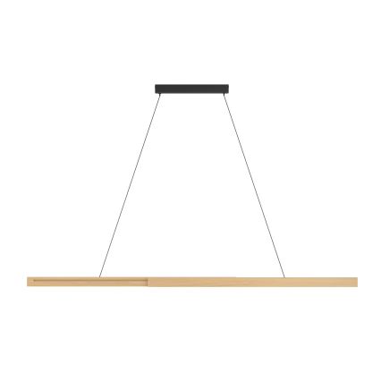 Eglo - Lampadario a sospensione con filo LED dimmerabile LED/21W/230V 3000K marrone