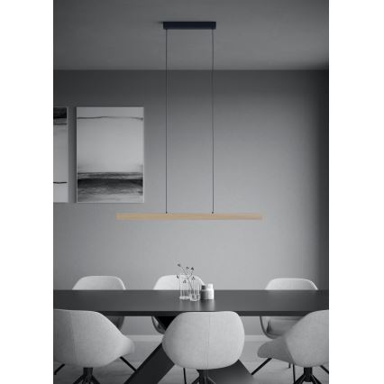Eglo - Lampadario a sospensione con filo LED dimmerabile LED/21W/230V 3000K marrone