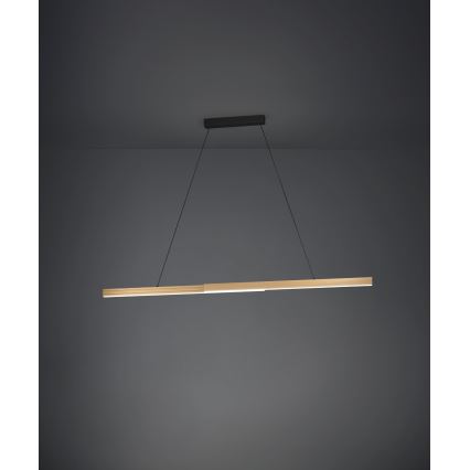 Eglo - Lampadario a sospensione con filo LED dimmerabile LED/21W/230V 3000K marrone