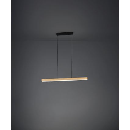 Eglo - Lampadario a sospensione con filo LED dimmerabile LED/21W/230V 3000K marrone