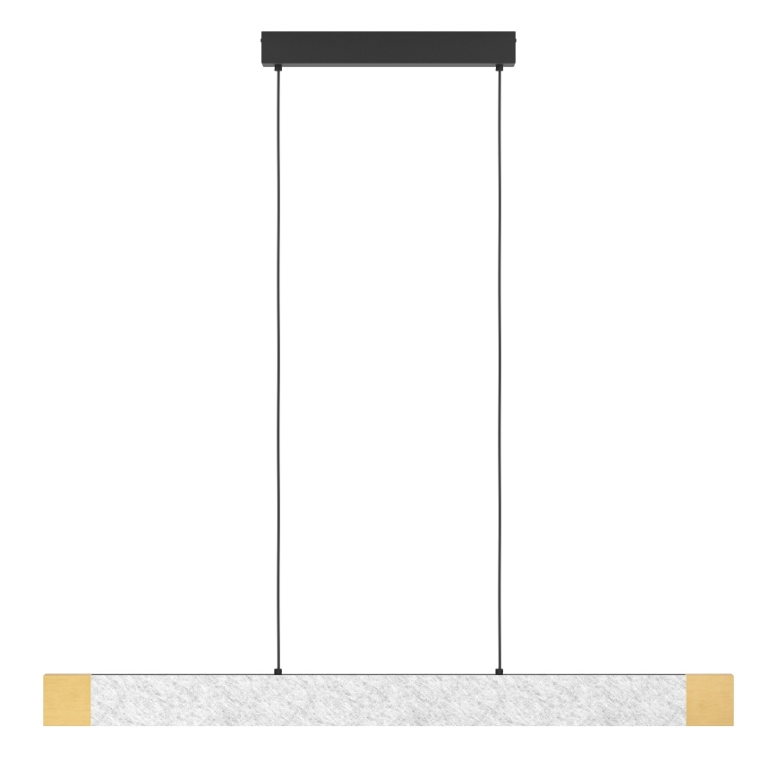 Eglo - Lampadario a sospensione con filo LED dimmerabile LED/22,2W/230V 3000K marrone/grigio