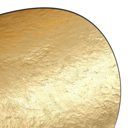 Eglo - Lampadario a sospensione con filo 3xE27/40W/230V nero/oro