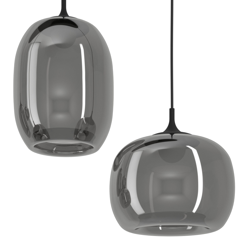 Eglo - Lampadario a sospensione con filo LED dimmerabile 6xLED/3,7W/230V 2700-6500K fumé + telecomando