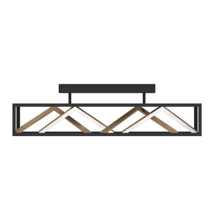 Eglo - Lampadario a plafone LED dimmerabile LED/45W/230V 2700-6500K nero/oro + telecomando