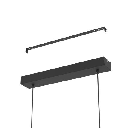 Eglo - Lampadario a sospensione con filo LED dimmerabile LED/46W/230V 2700-6500K nero/oro + telecomando