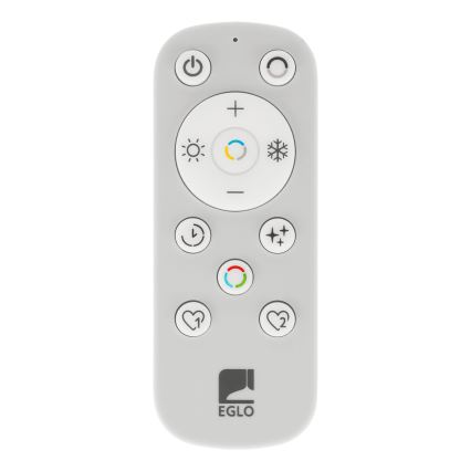 Eglo - Lampadario a sospensione con filo LED dimmerabile LED/46W/230V 2700-6500K nero/oro + telecomando