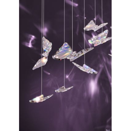 Eglo - Lampadario a sospensione dimmerabile su cavo 6xLED/4,2W/230V nero/trasparente